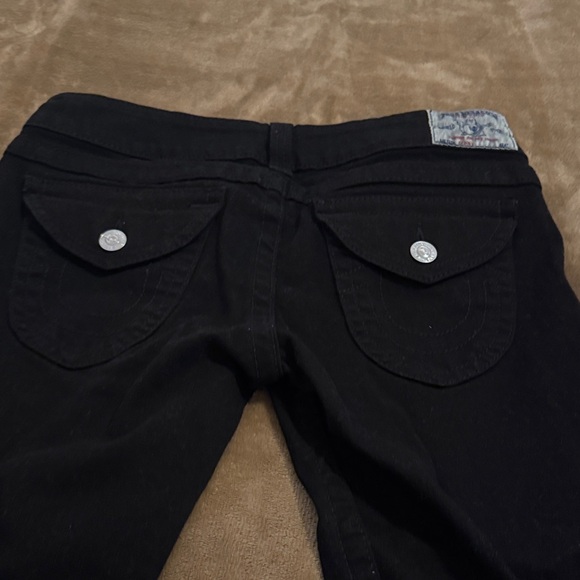 True Religion Women's Dark Straight Leg Jeans - Picture 4 of 5